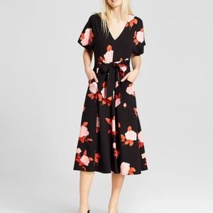 Who What Wear x Target floral midi dress + pockets